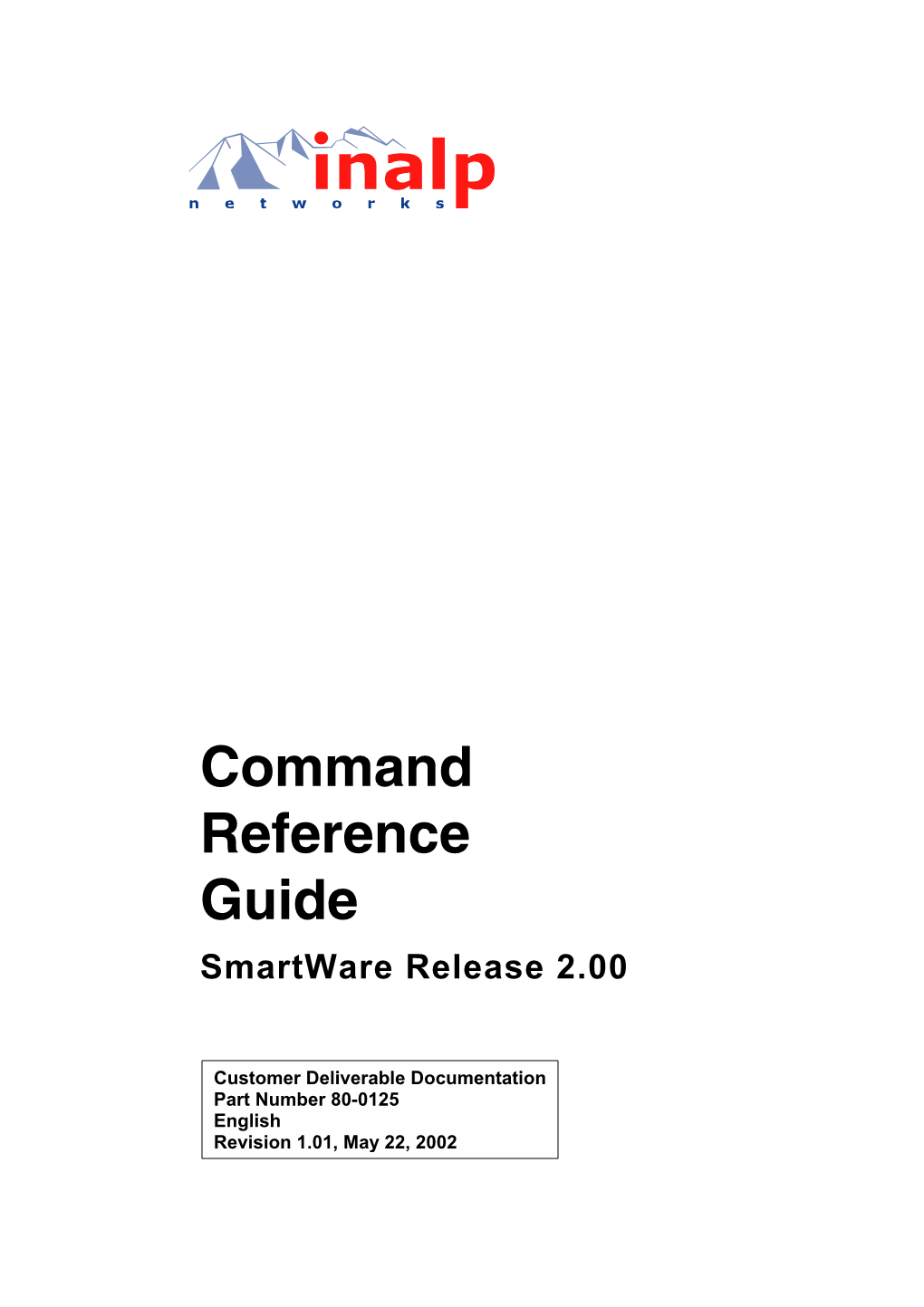 Command Reference Guide