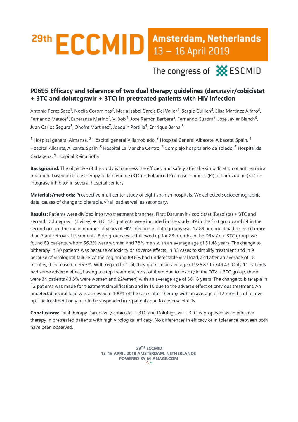 P0695 Efficacy and Tolerance of Two Dual Therapy Guidelines (Darunavir