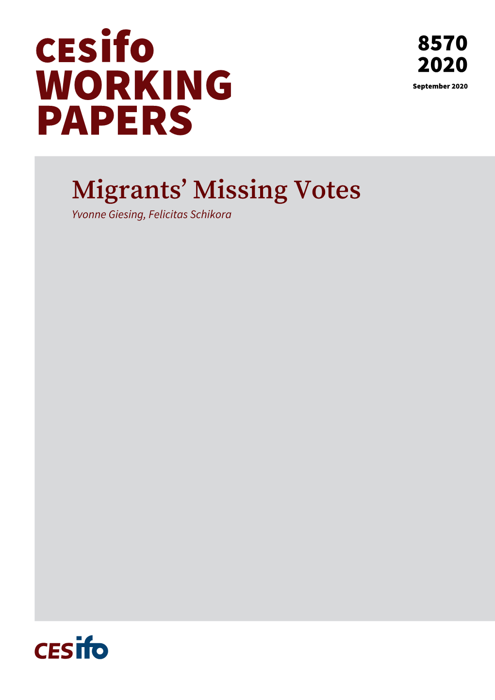 Migrants' Missing Votes