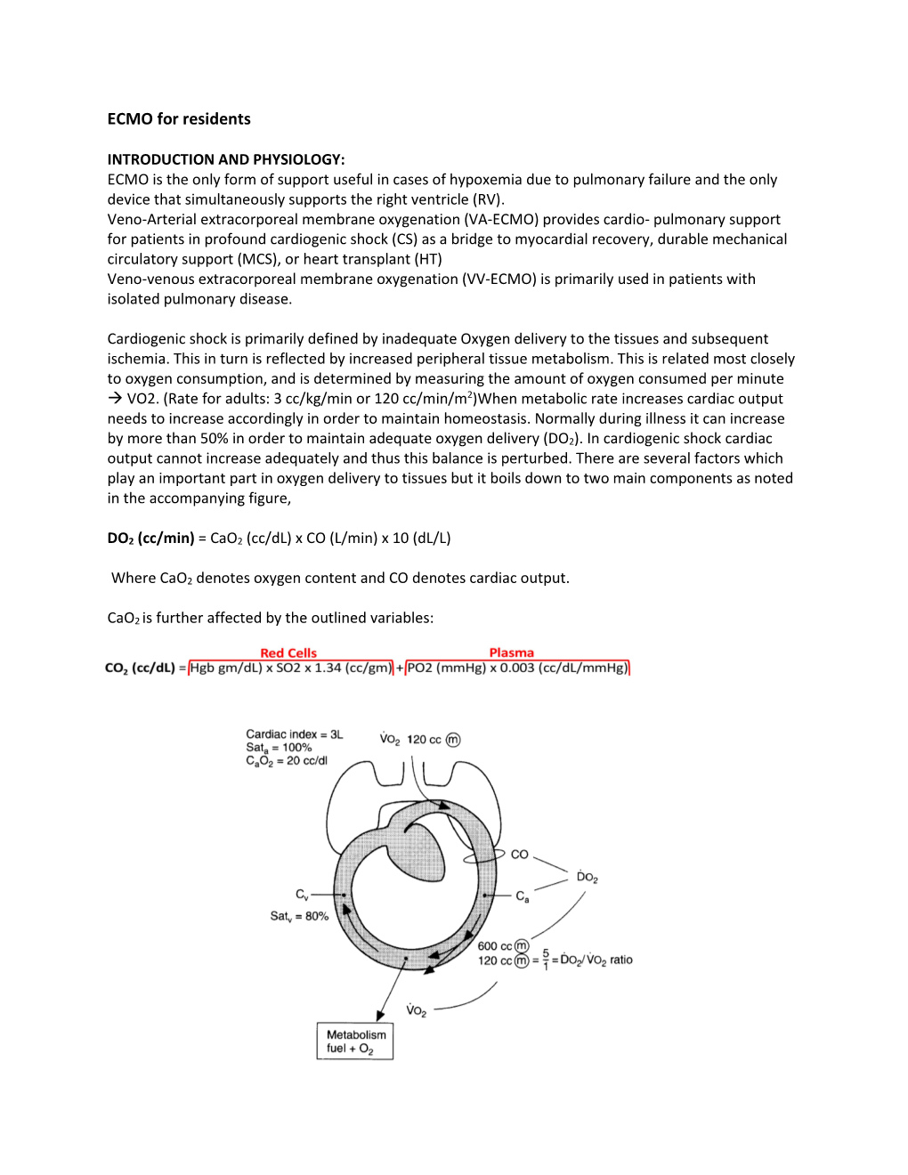 ECMO for Residents