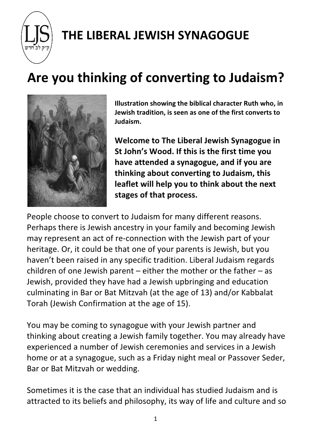 Converting to Judaism LJS Leaflet 2018.Dwd