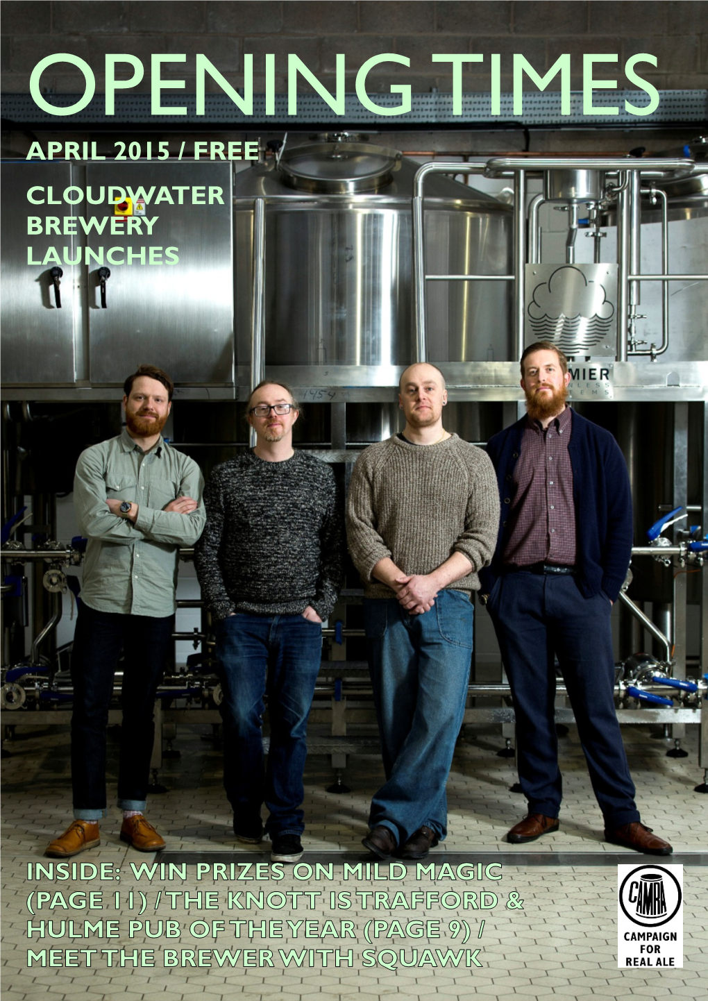 April 2015 / Free Cloudwater Brewery Launches