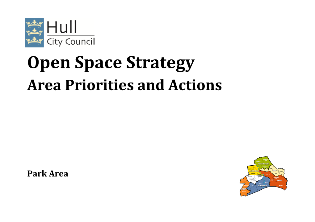 Park Area Actions and Priorities Report