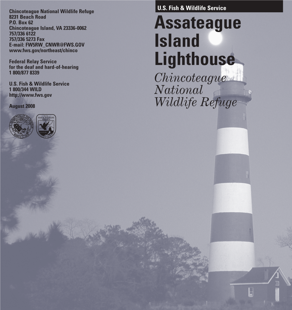 Assateague Island Lighthouse Brochure