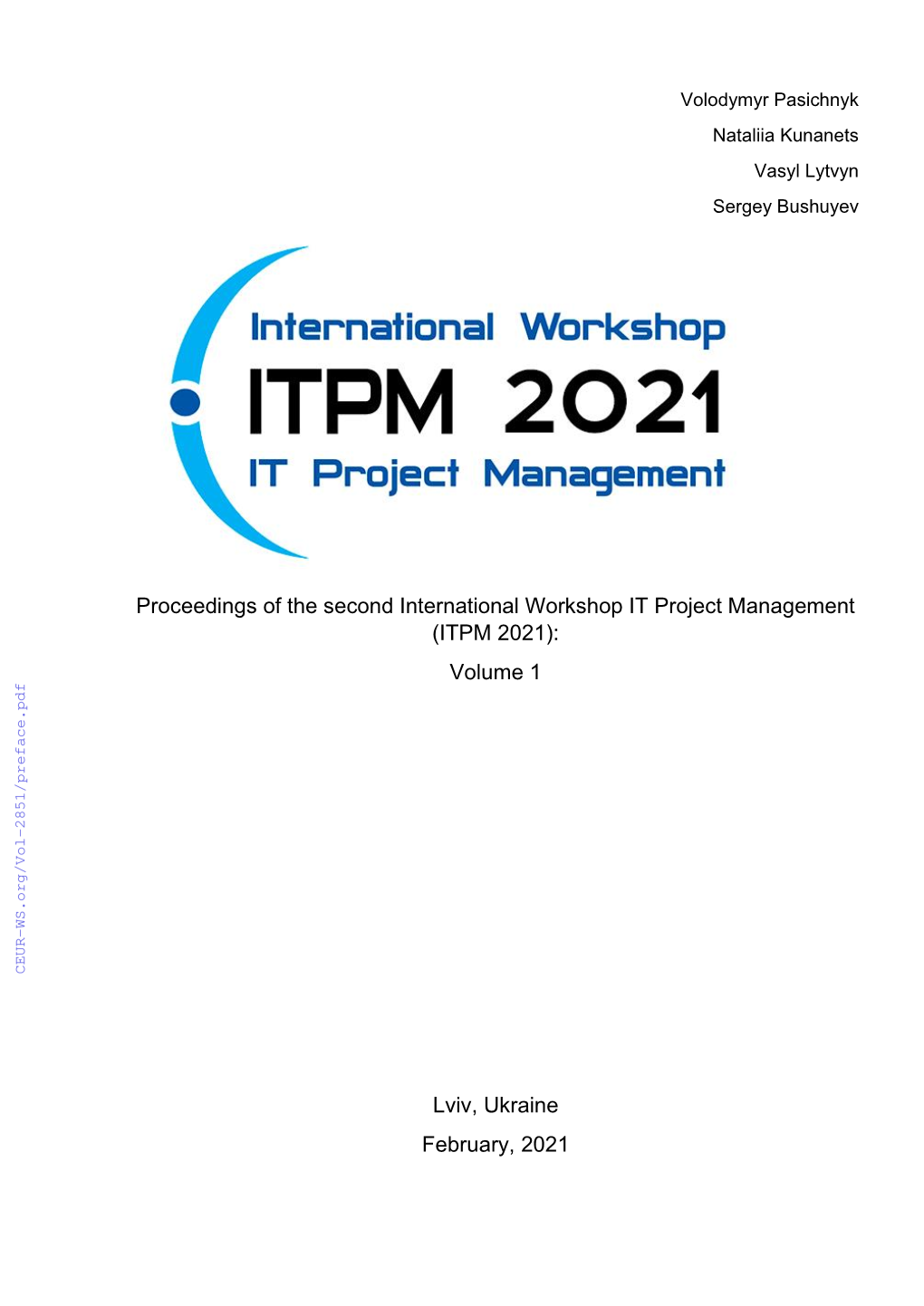ITPM 2021): Volume 1