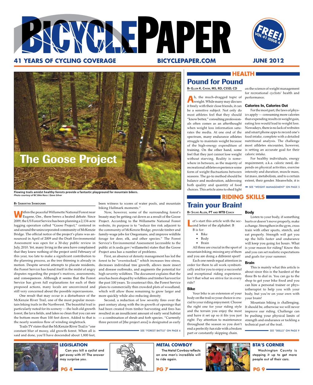 Bicycle Paper, Winter 2011 Issue