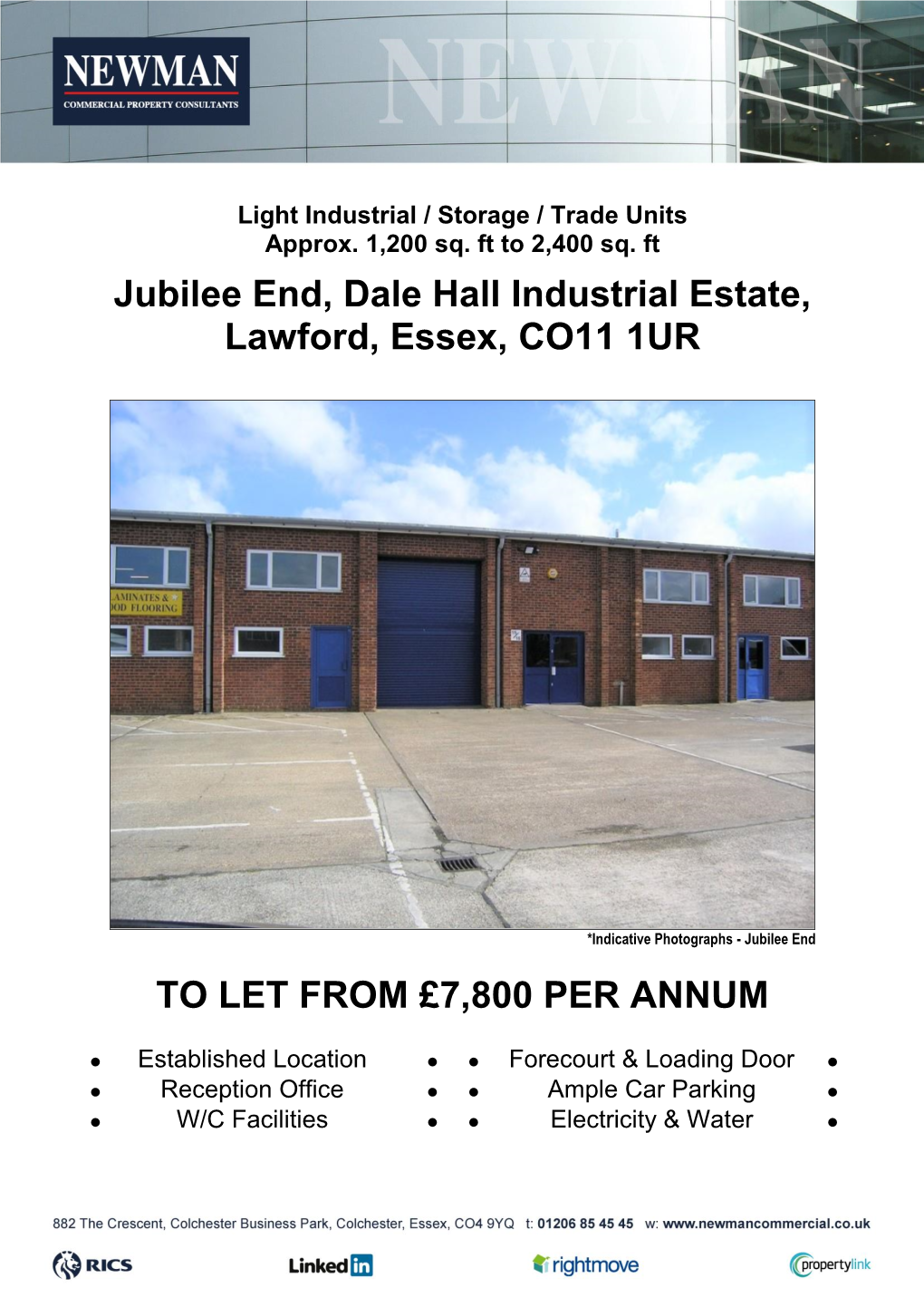 Jubilee End, Dale Hall Industrial Estate, Lawford, Essex, CO11 1UR