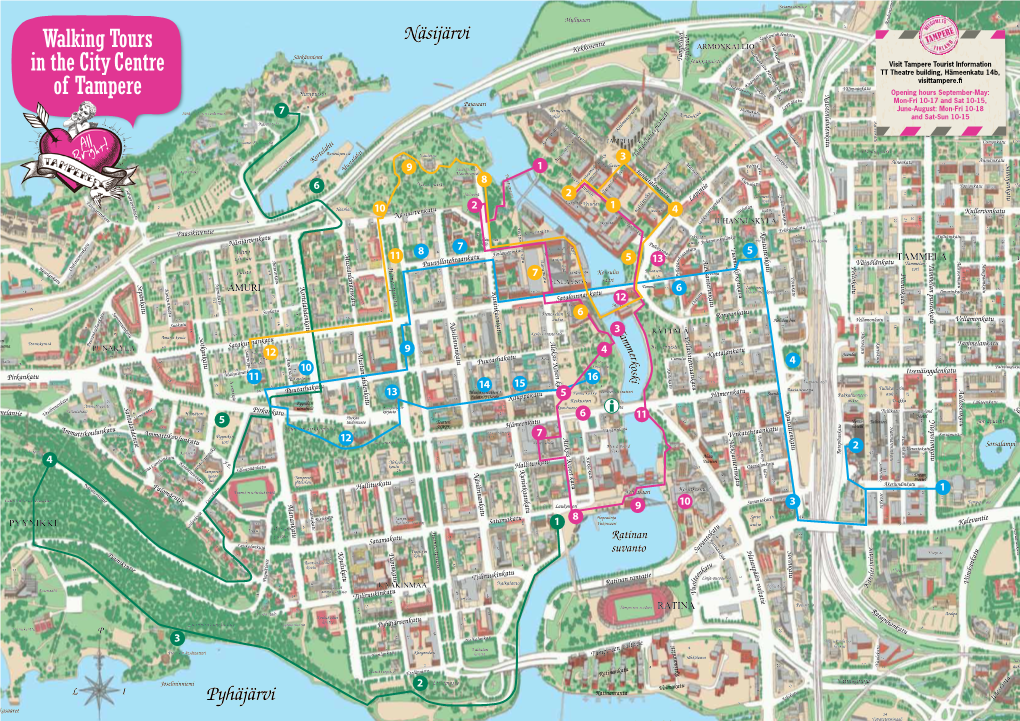 Walking Tours in the City Centre of Tampere