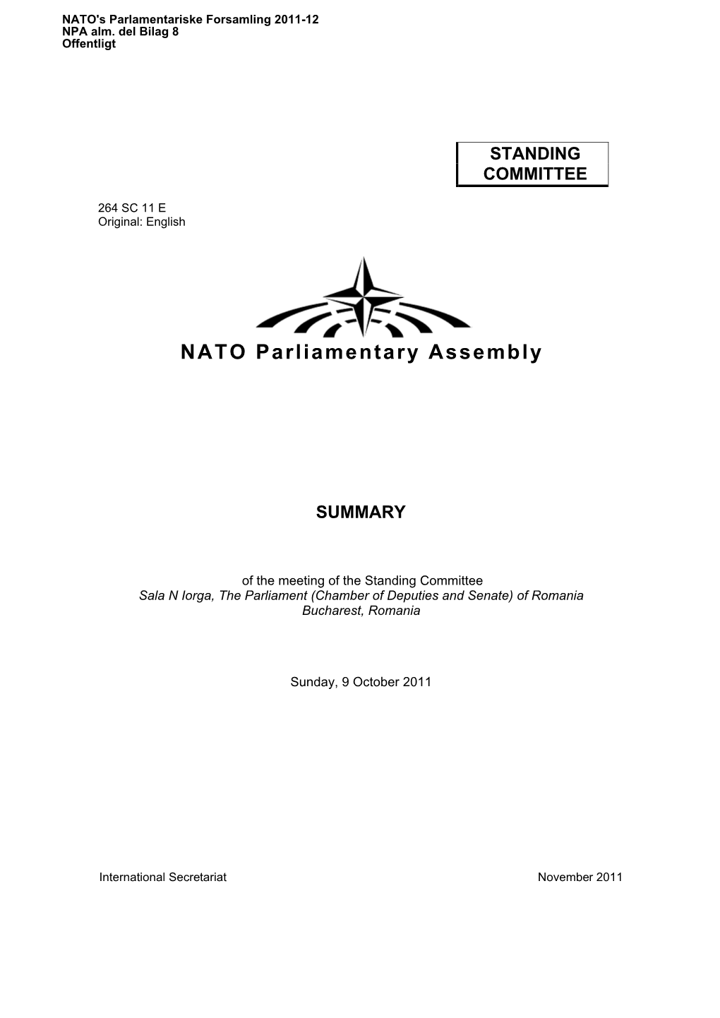 NATO Parliamentary Assembly