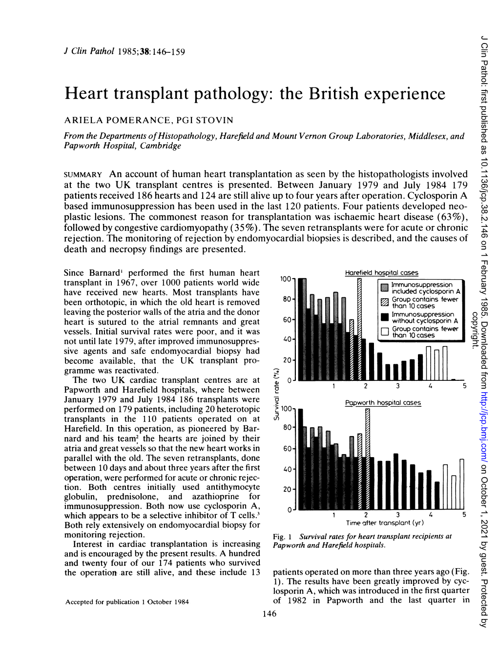 Heart Transplant Pathology: the British Experience