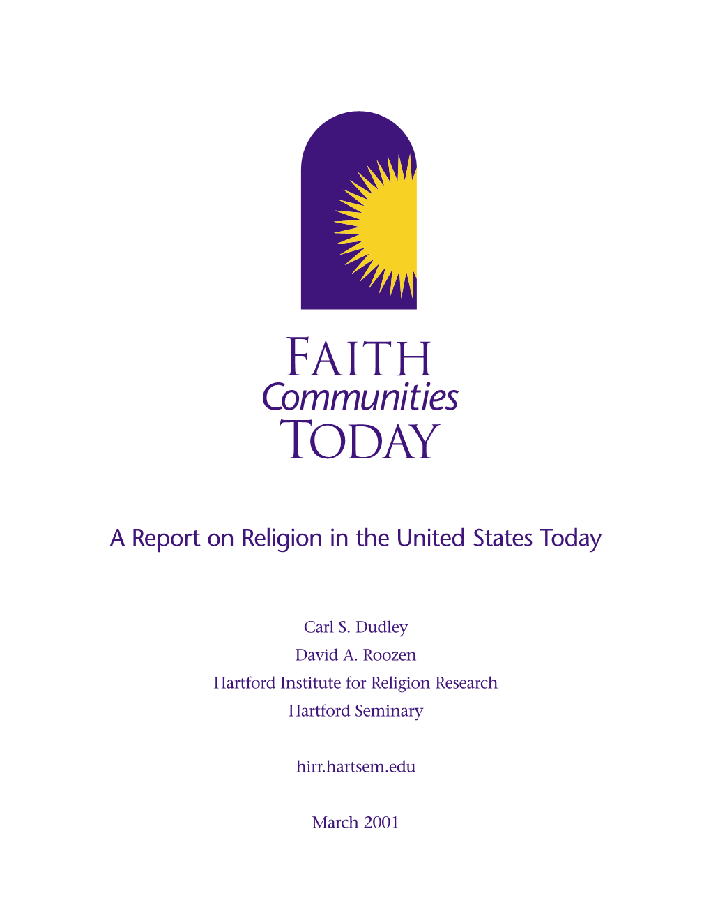 A Report on Religion in the United States Today