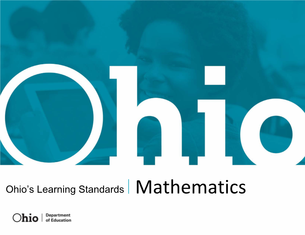 OHIO's LEARNING STANDARDS | Mathematics | 2017