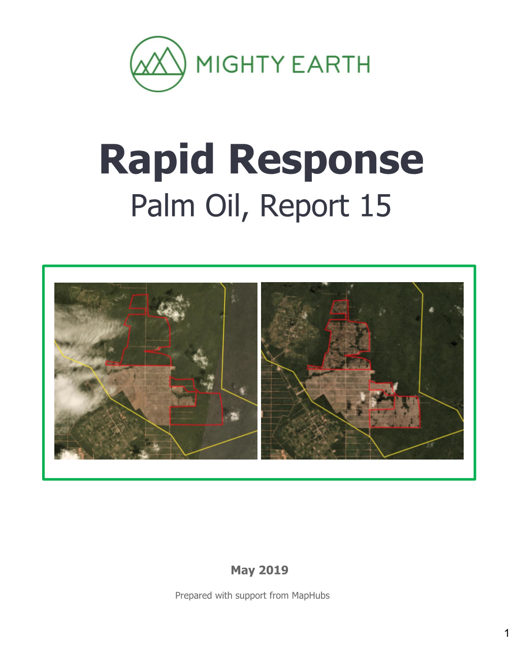 Rapid Response Palm Oil, Report 15