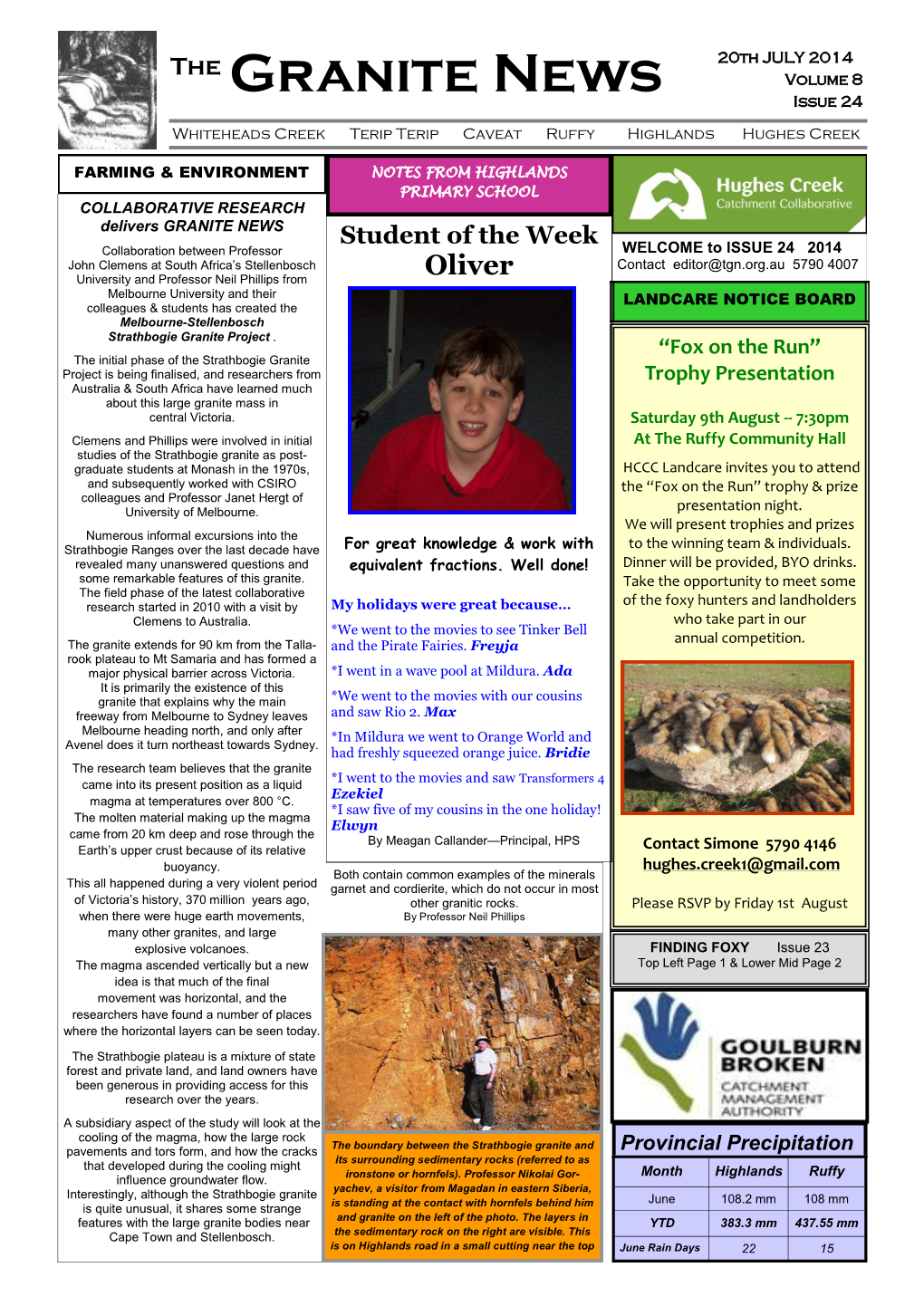 Granite News Volume 8 Issue 24