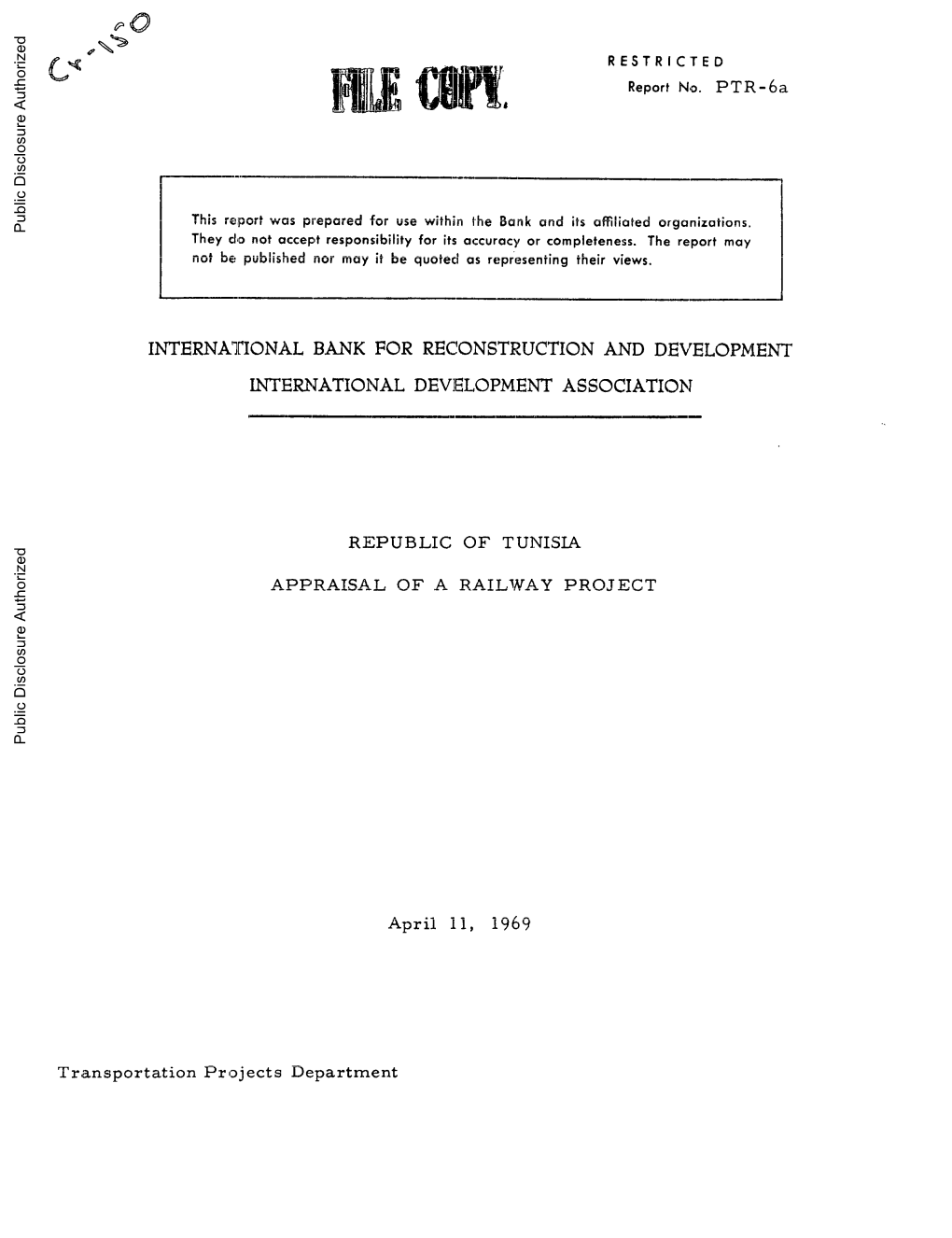 World Bank Document