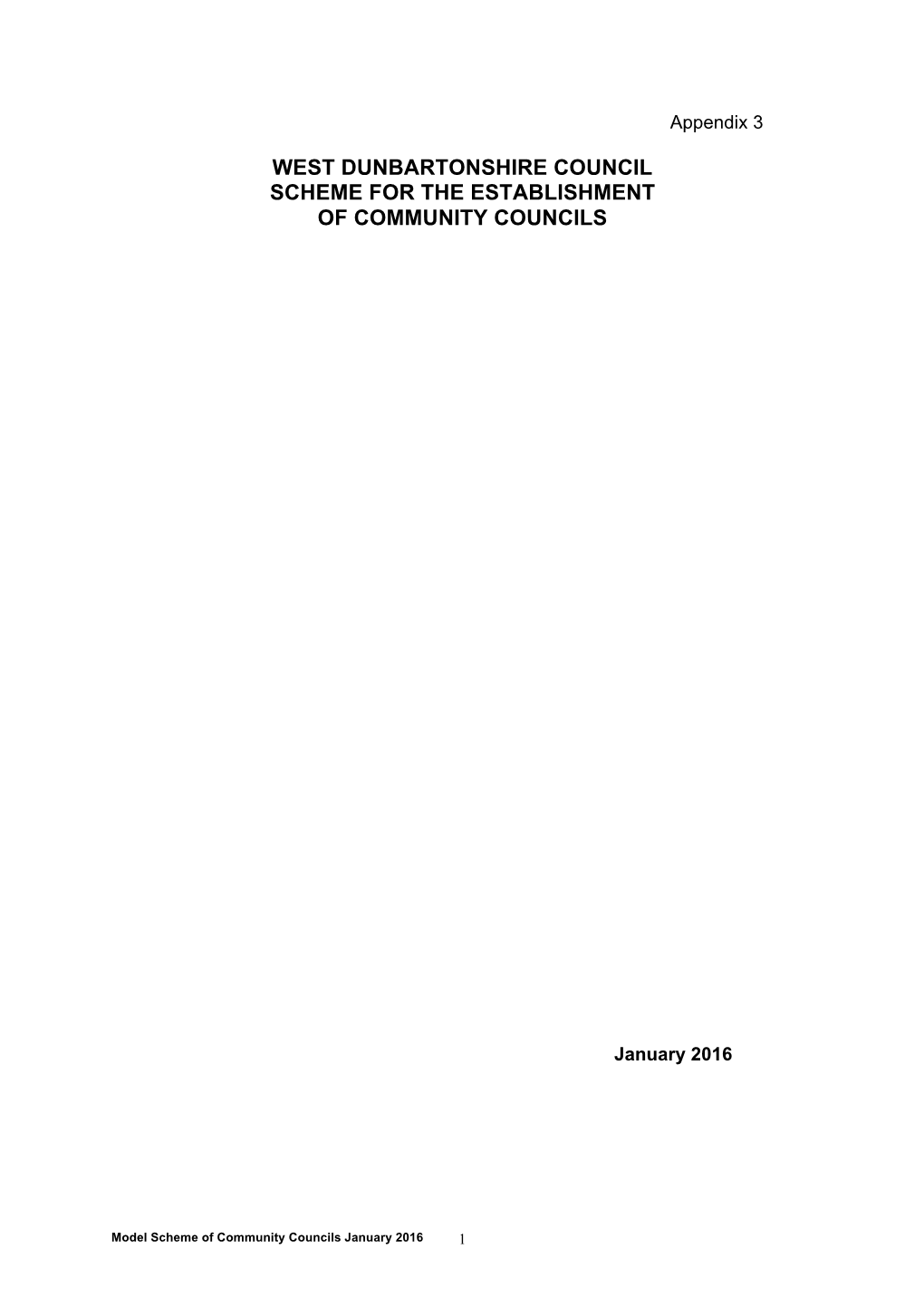 Community Council's Constitution