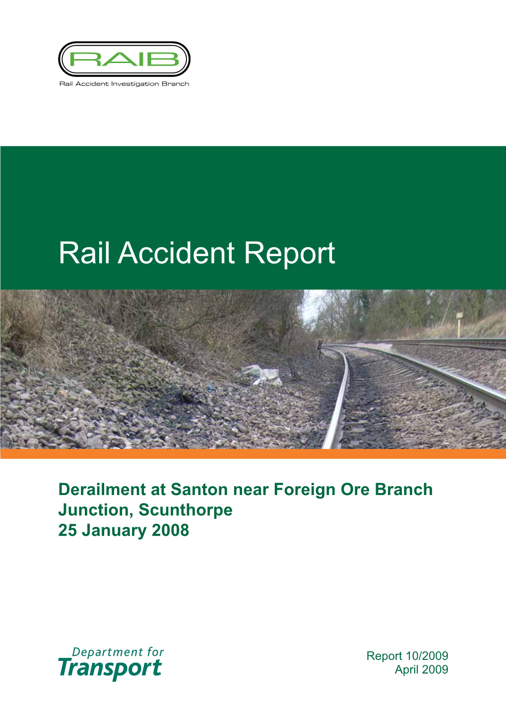 Rail Accident Report