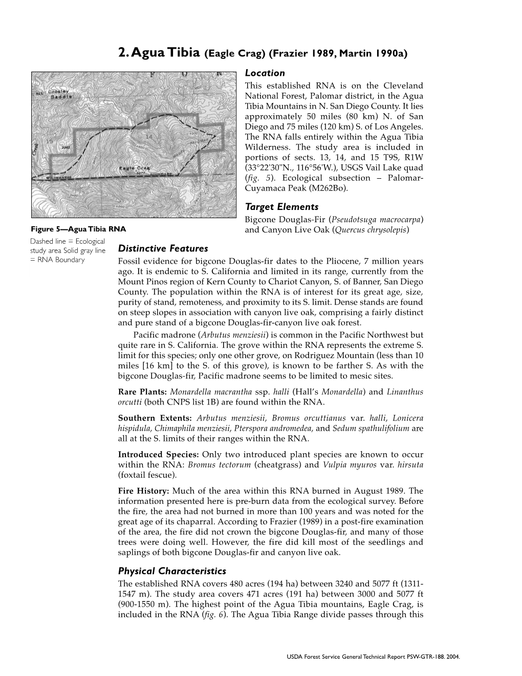 2. Agua Tibia (Eagle Crag)