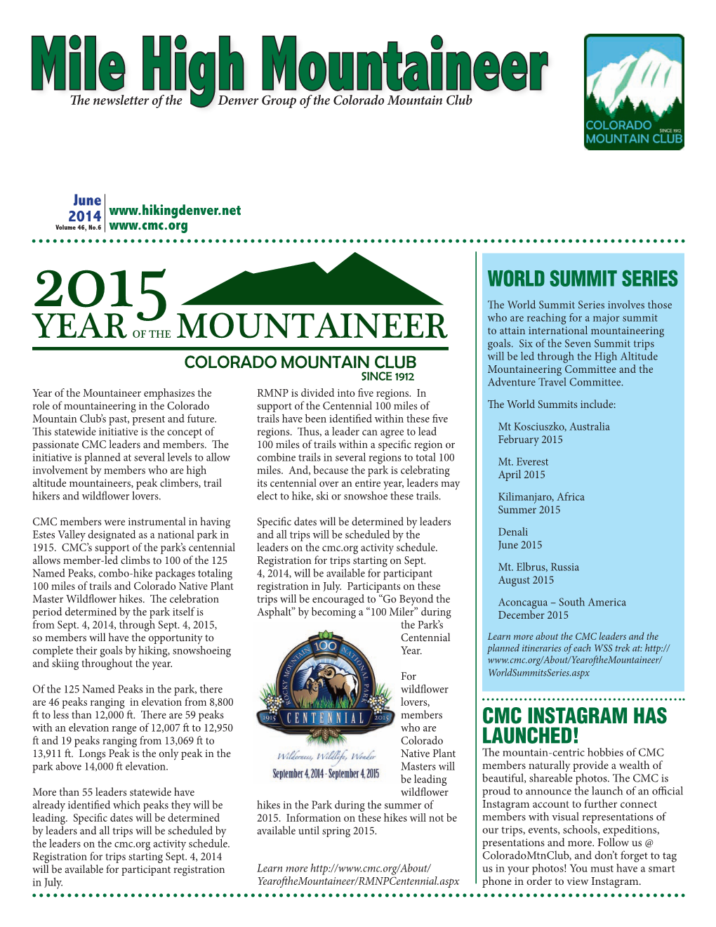 Mile High Mountaineer 2015