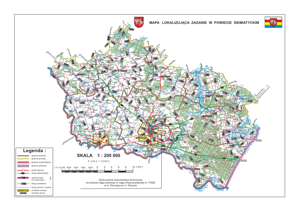 Mapa Poglądowa Do Opracowania Dokumentacji Chodnika 1762B