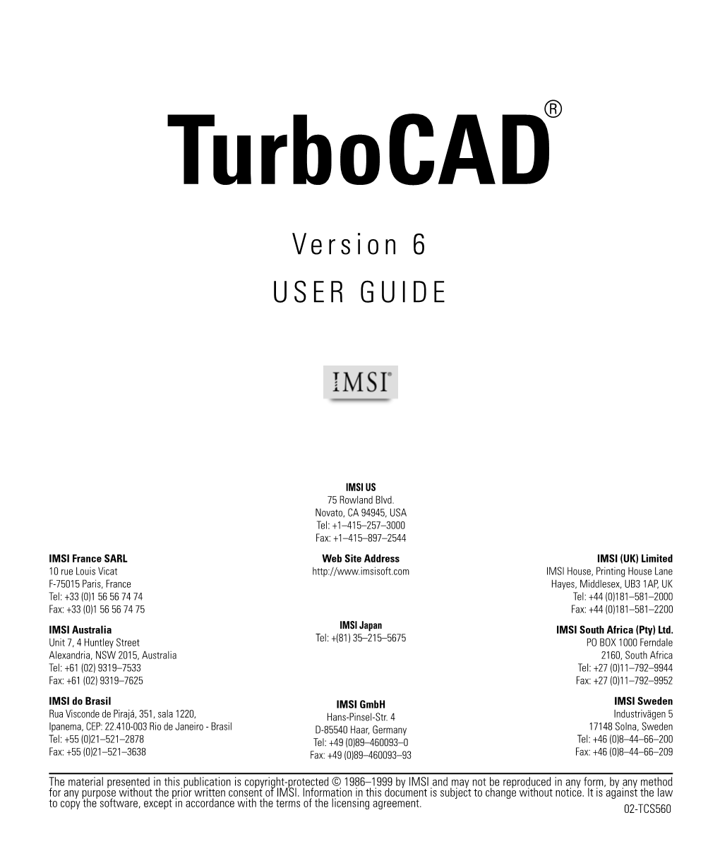 Version 6 USER GUIDE