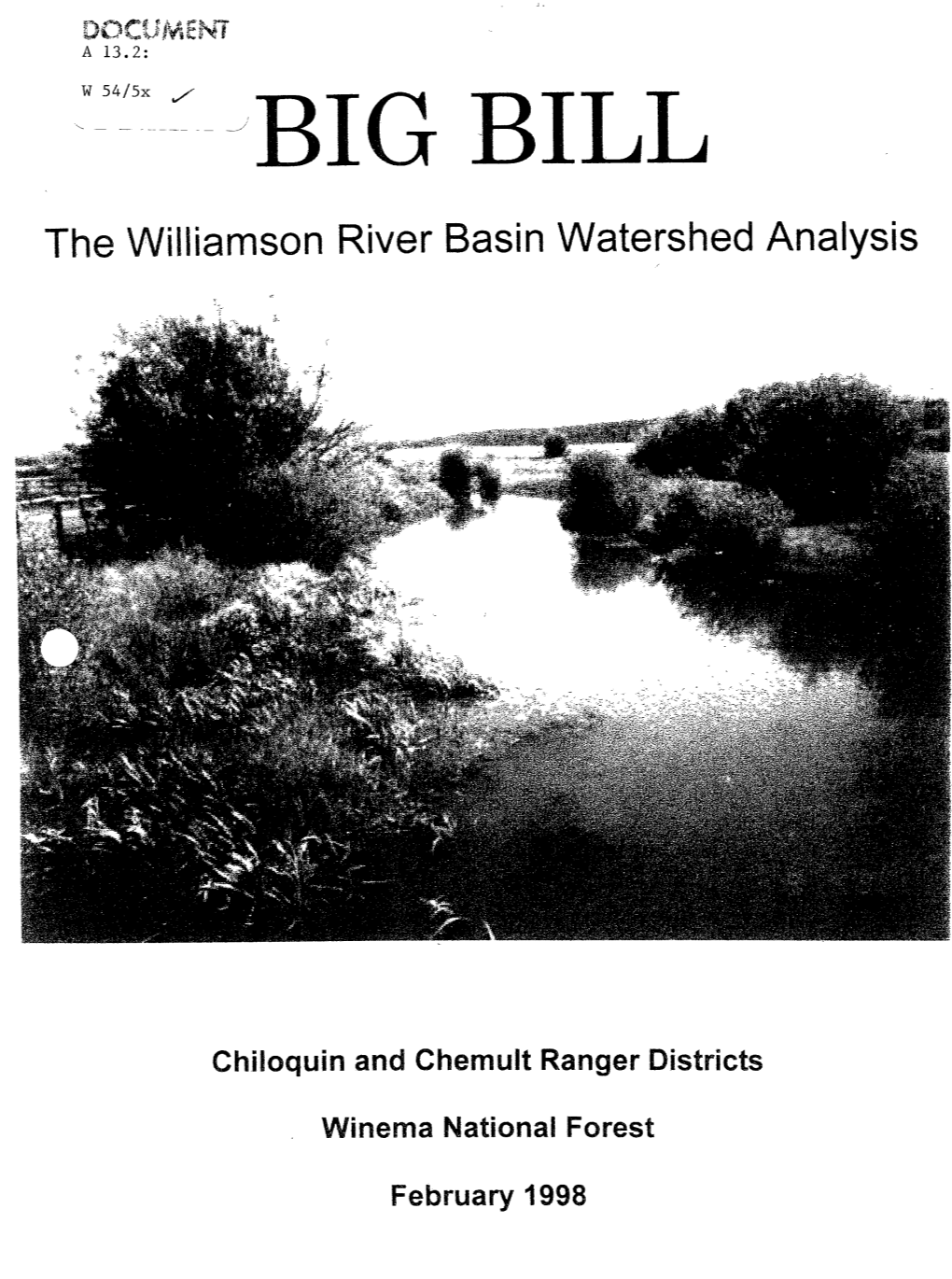 Williamson River (Big Bill)