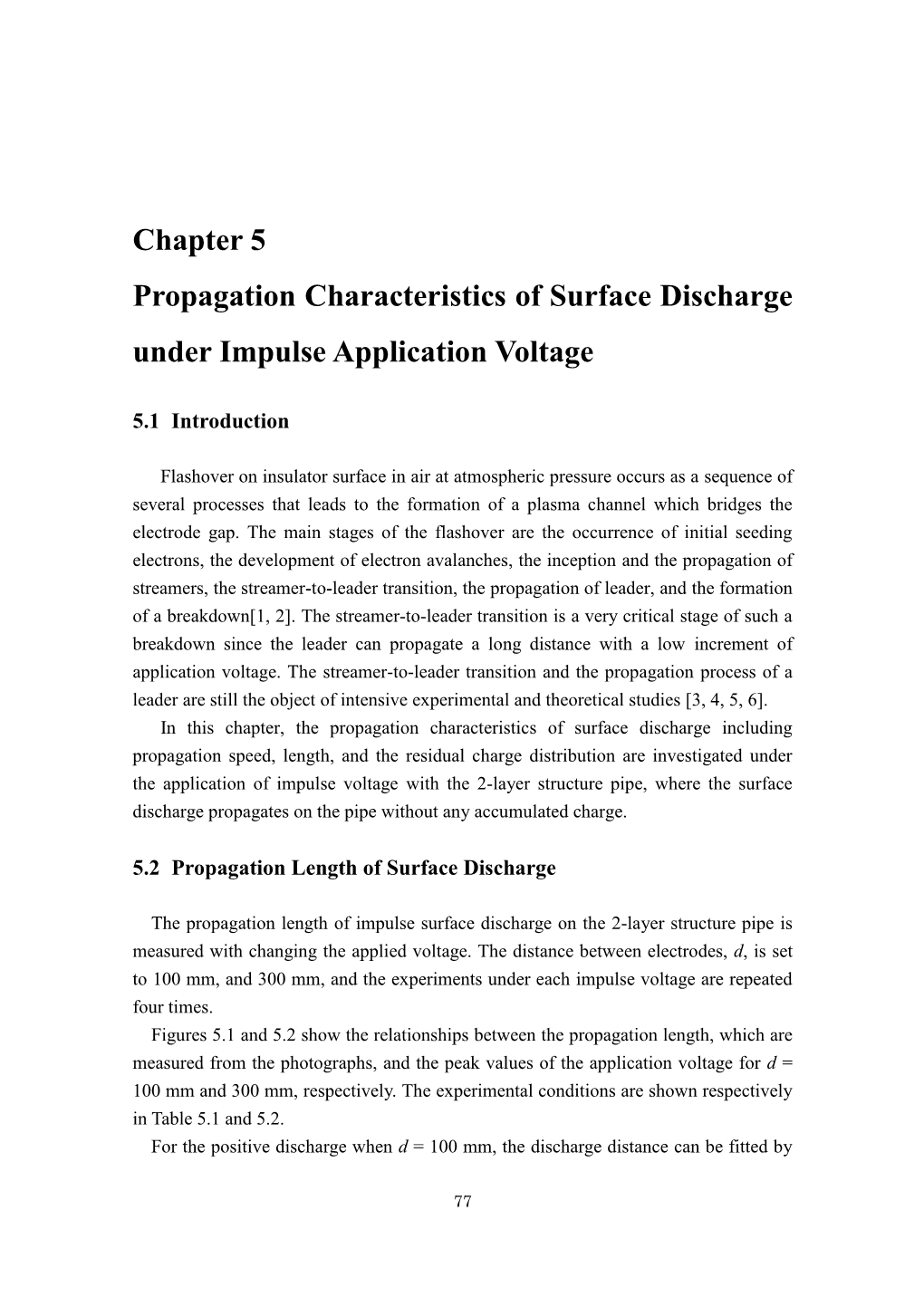 Propagation Characteristics of Surface Discharge Under Impulse Application Voltage