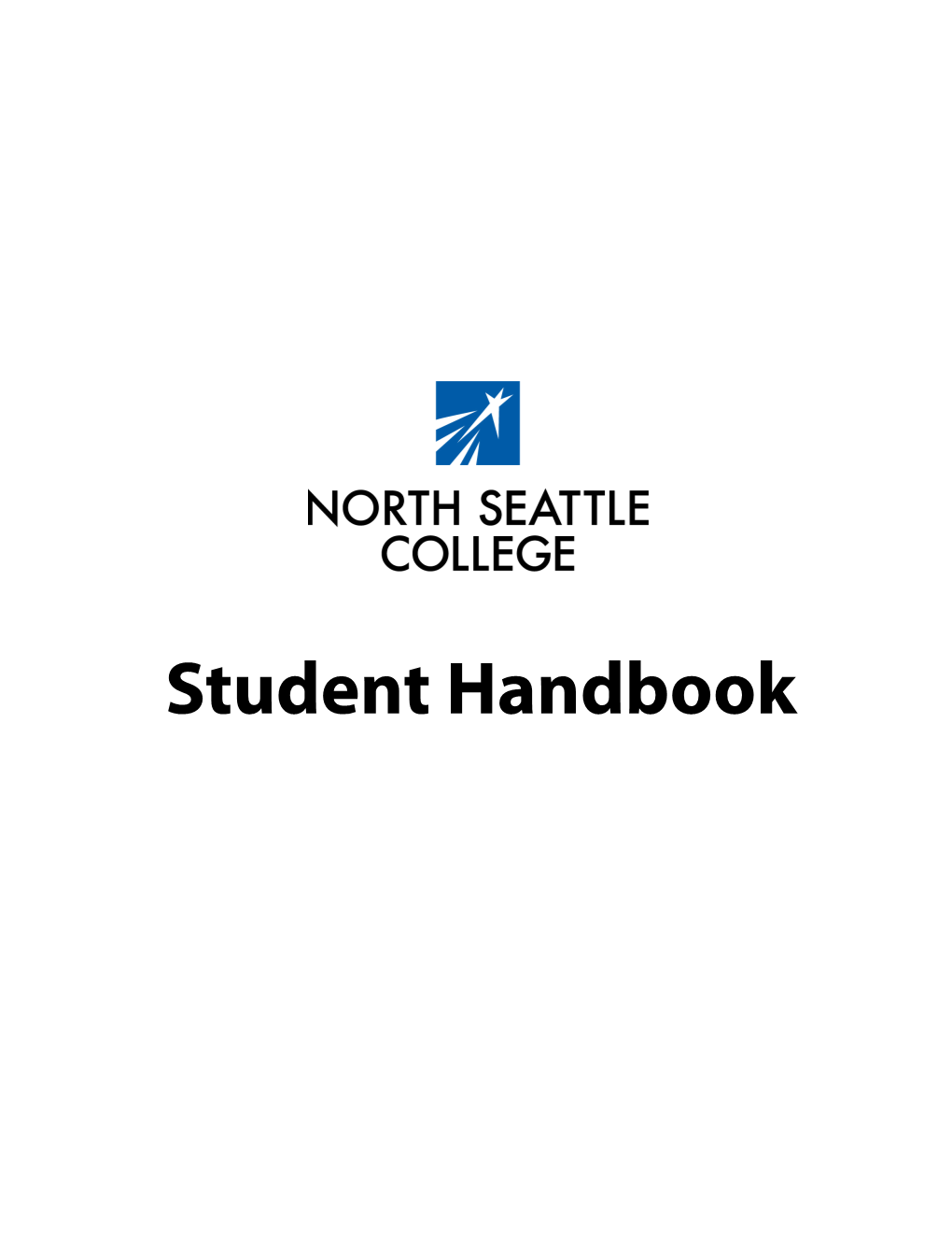 Student Handbook TABLE of CONTENTS