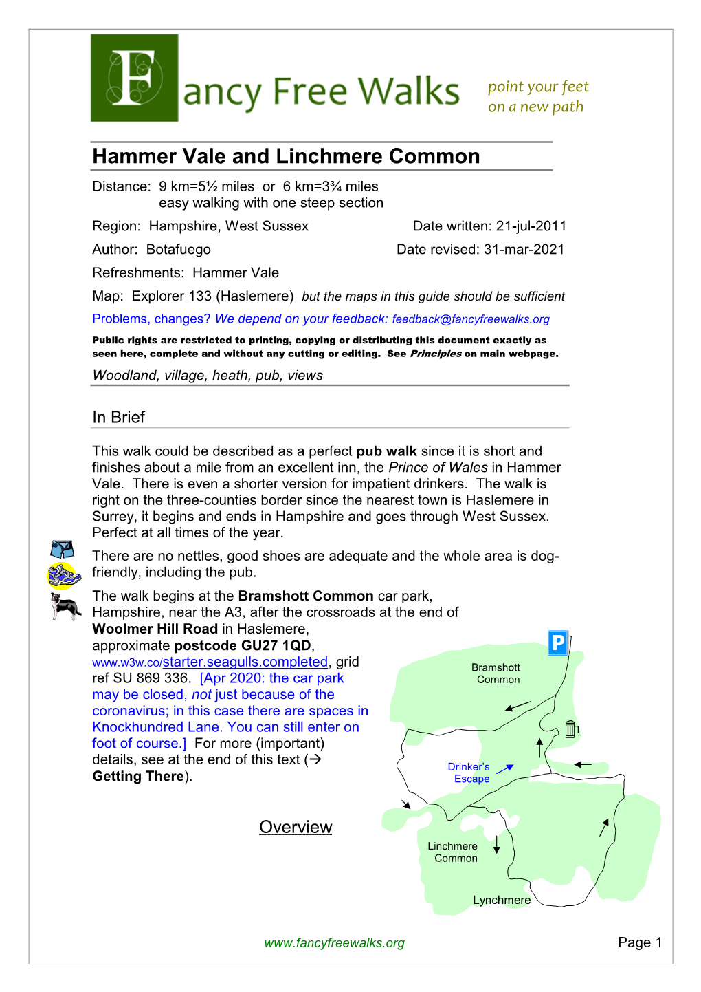 Hammer Vale and Linchmere Common