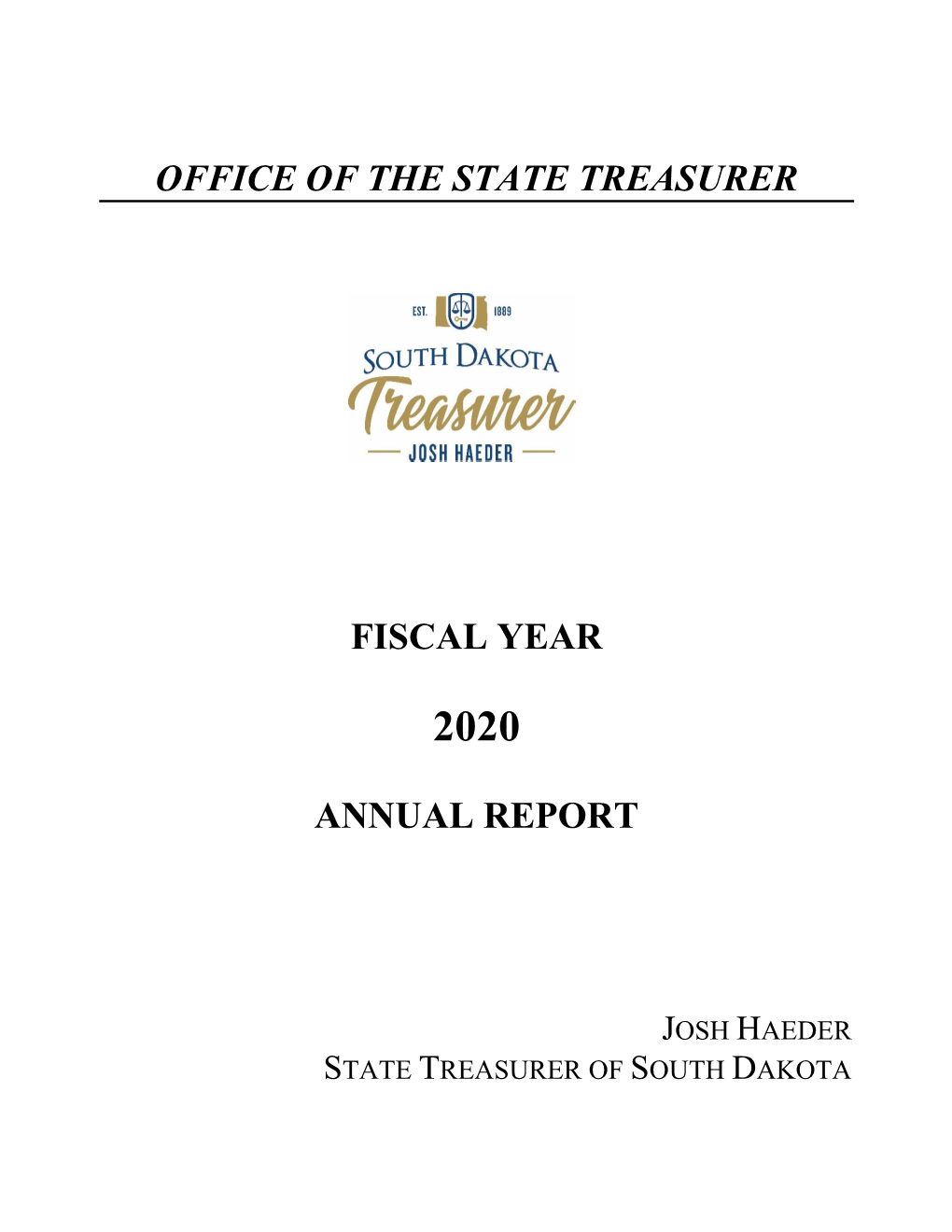 Office of the State Treasurer