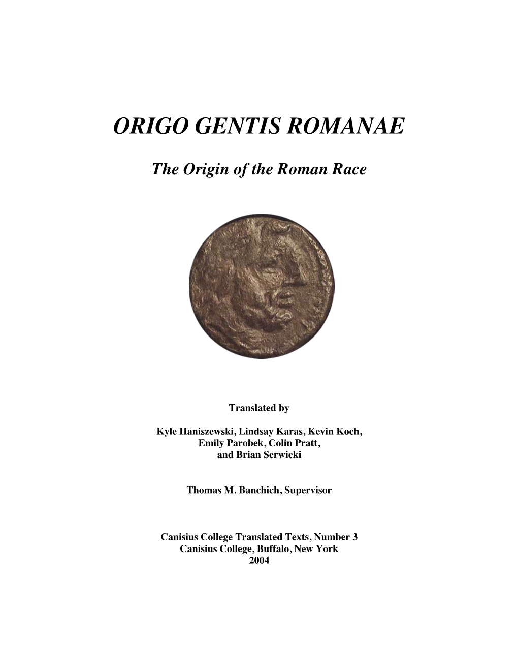 Origo Gentis Romanae