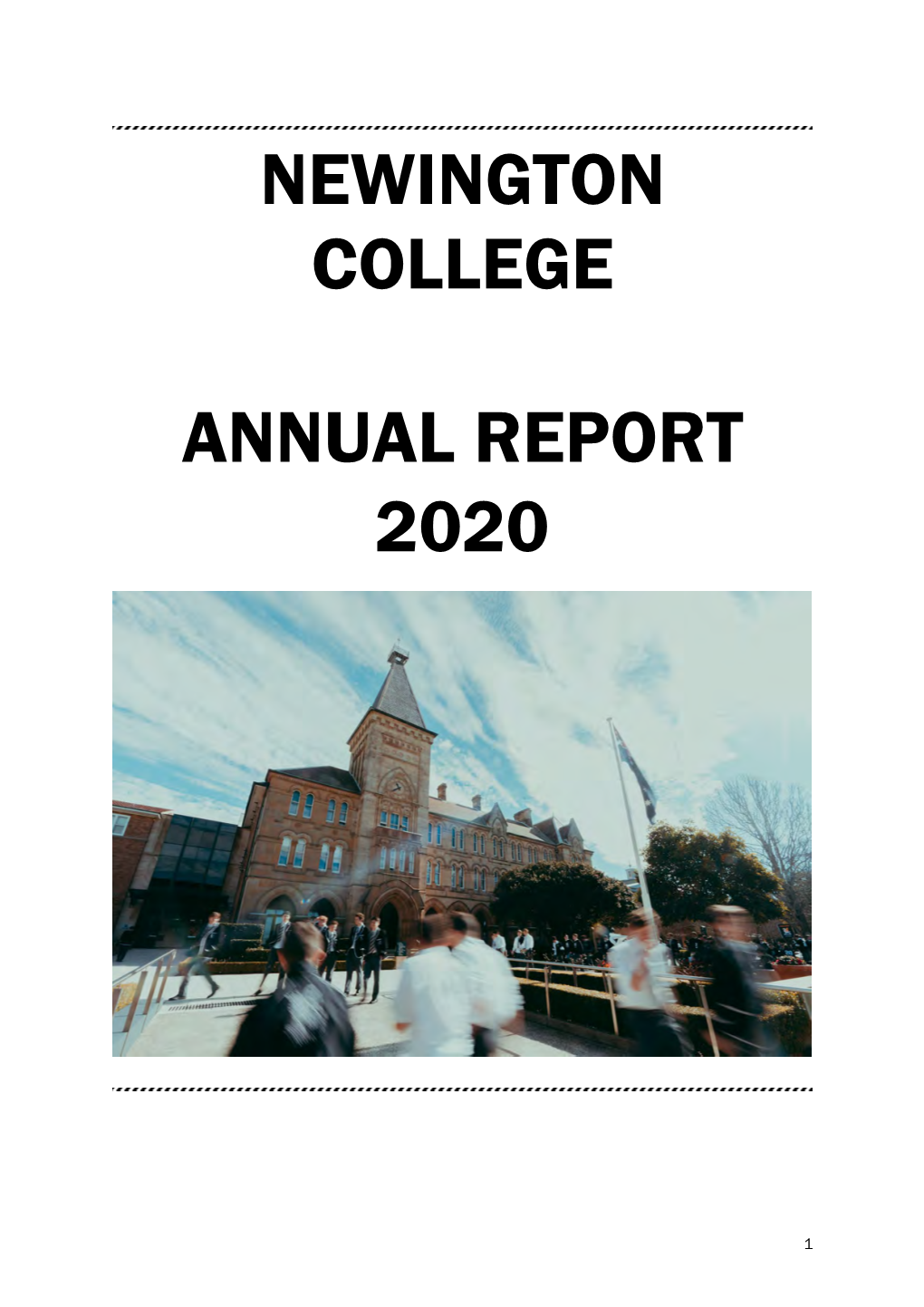 Newington College Annual Report 2020