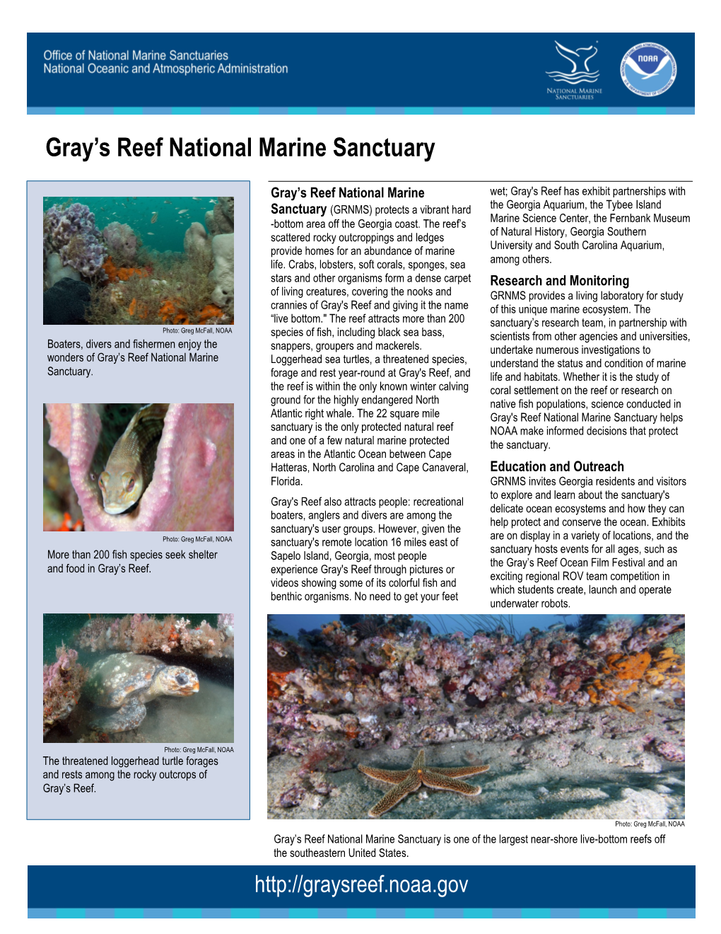 Gray's Reef National Marine Sanctuary