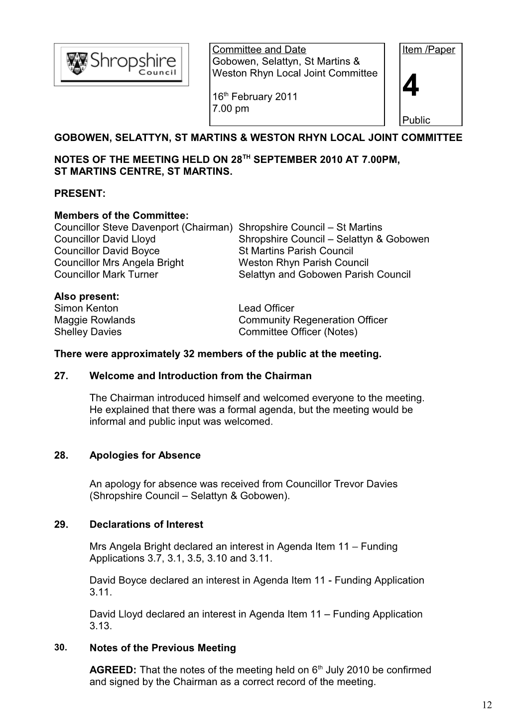 Agenda Item 4 Notes 28 September 2010.Pdf