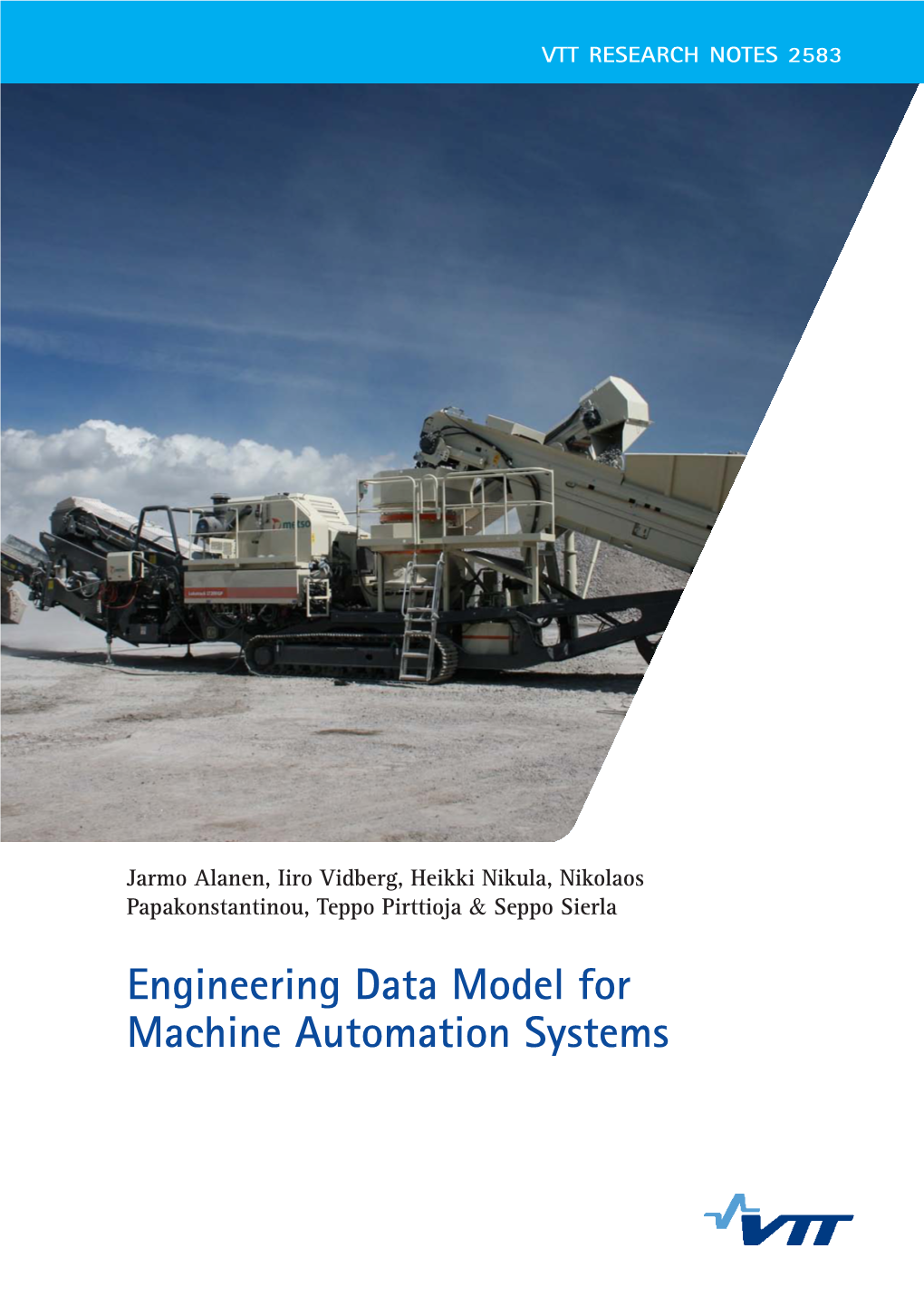 Engineering Data Model for Machine Automation Systemsengineering Data Model for Machine Automation Systems