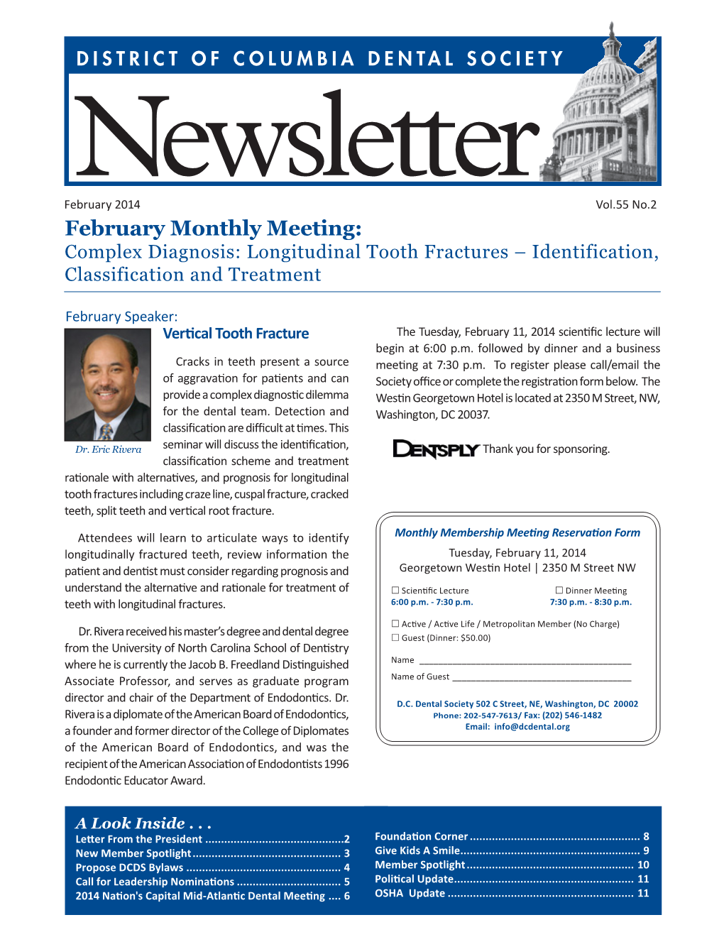 February Monthly Meeting: Complex Diagnosis: Longitudinal Tooth Fractures – Identification, Classification and Treatment