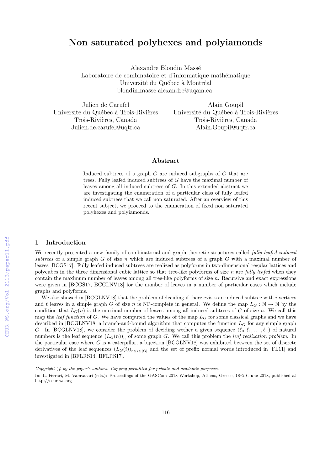 Non Saturated Polyhexes and Polyiamonds