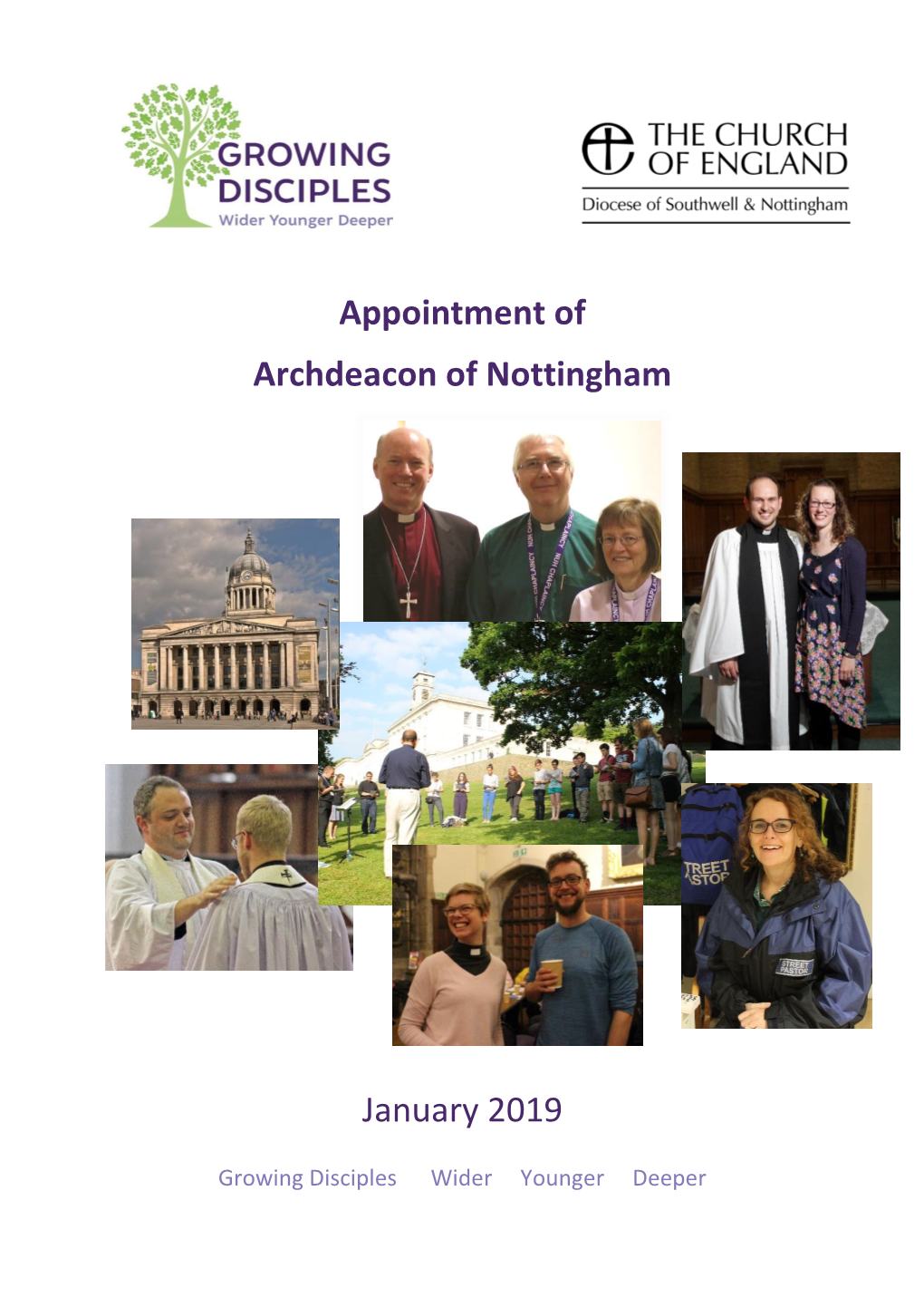 Appointment of Archdeacon of Nottingham January 2019