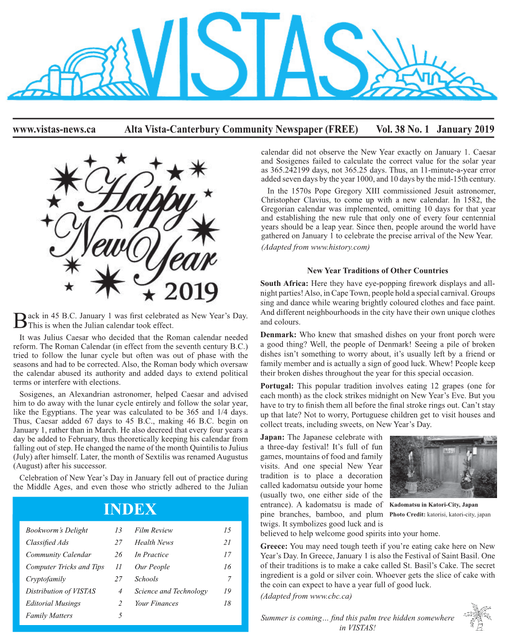 VISTAS January 2019