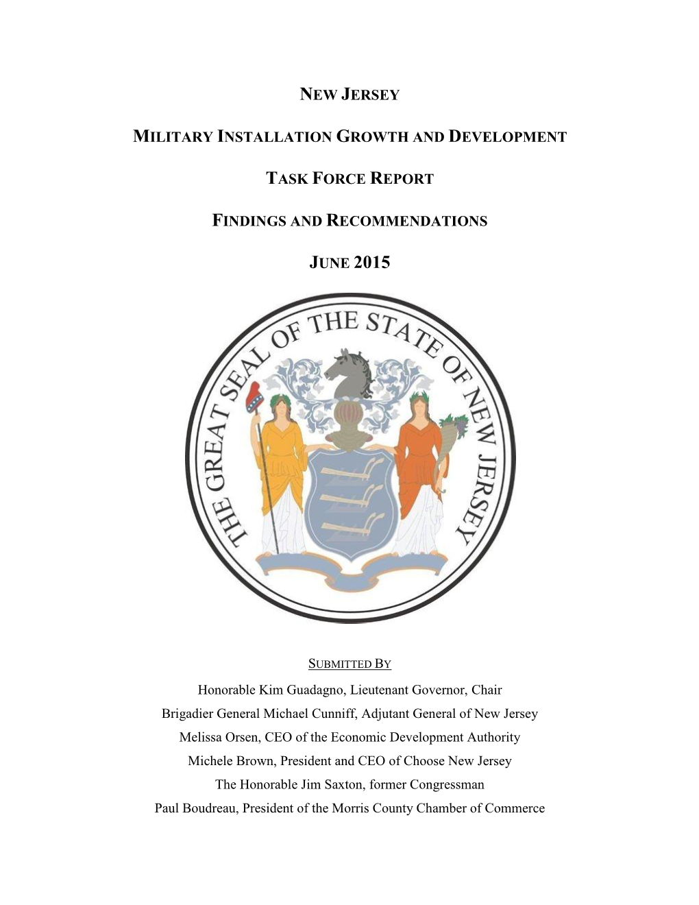 New Jersey Military Installation Growth And