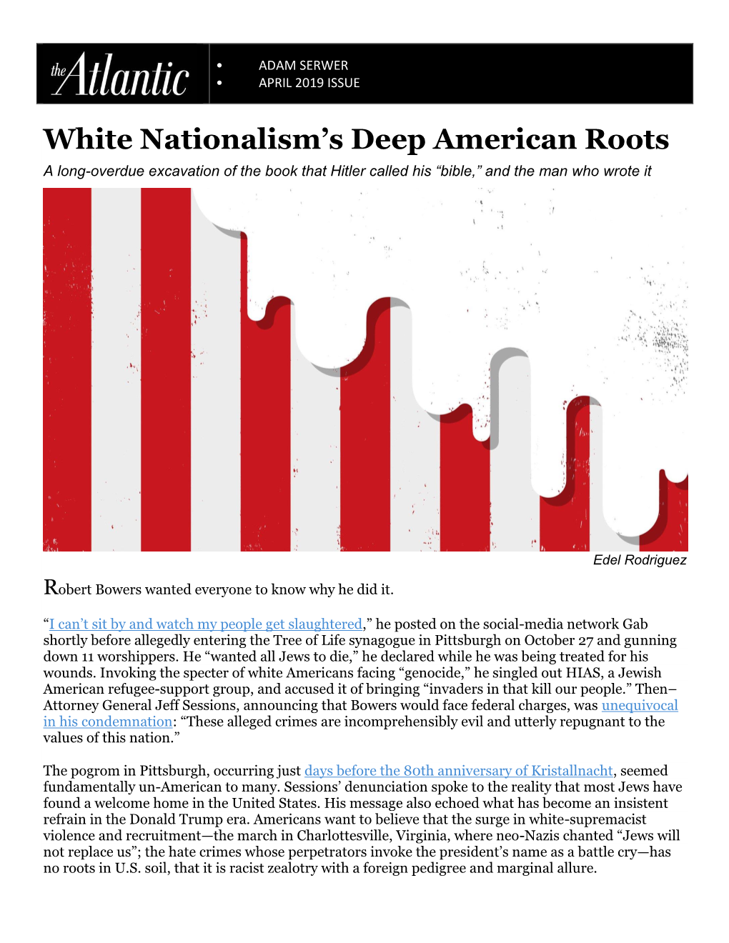 White Nationalism's Deep American Roots