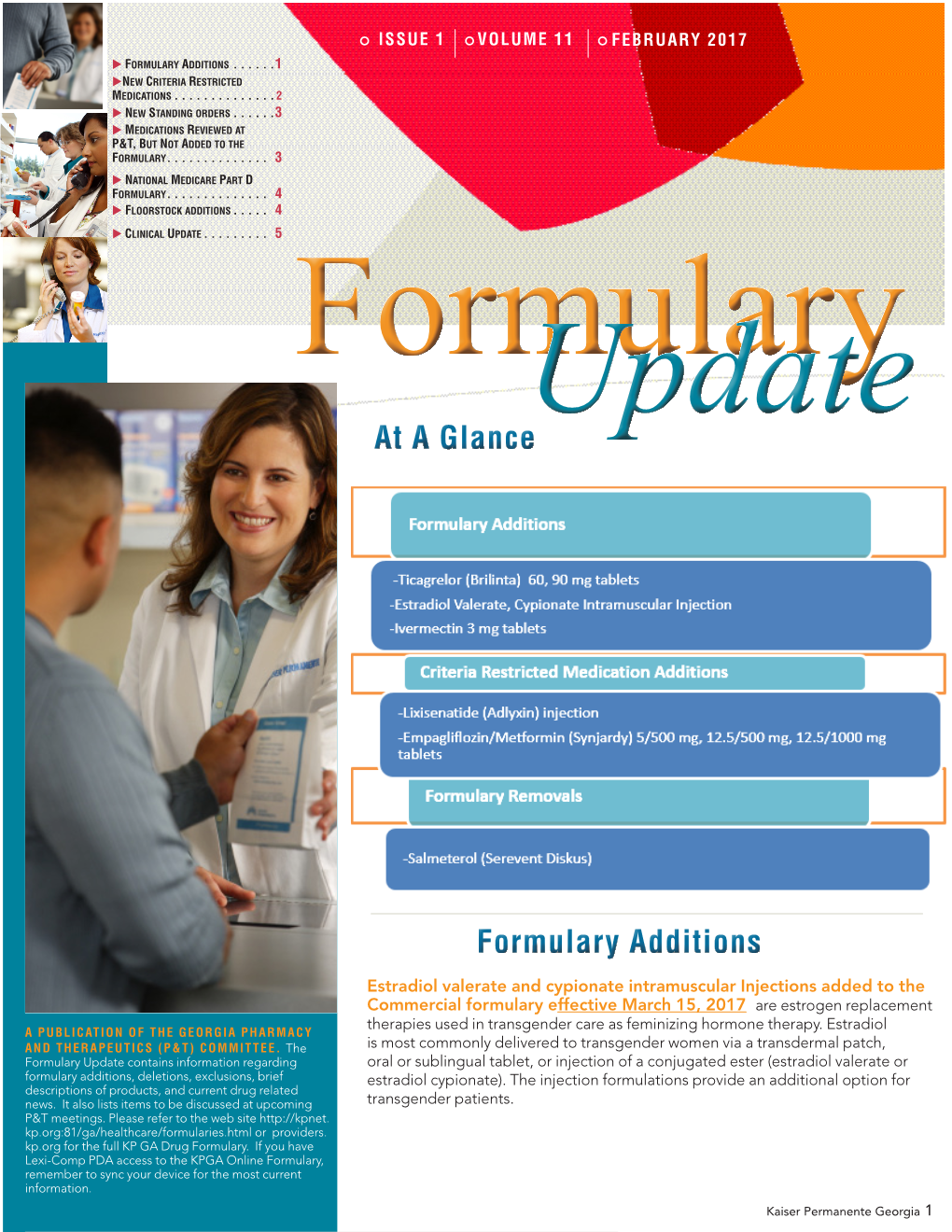 Formulary Additions at a Glance