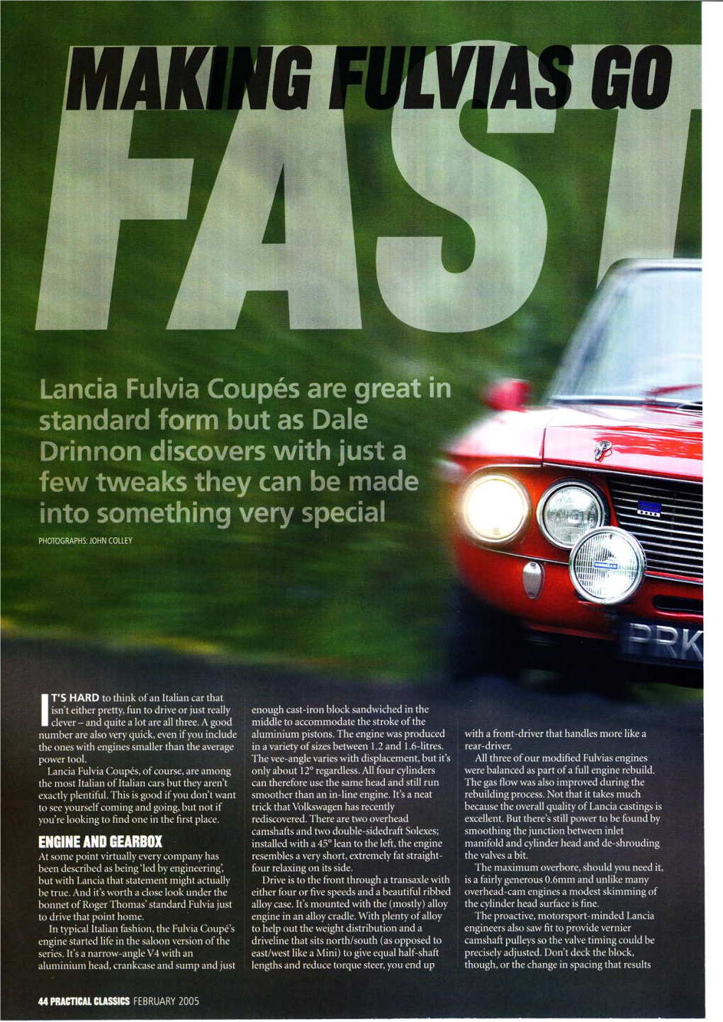 Lancia Fulvia Practical Classic