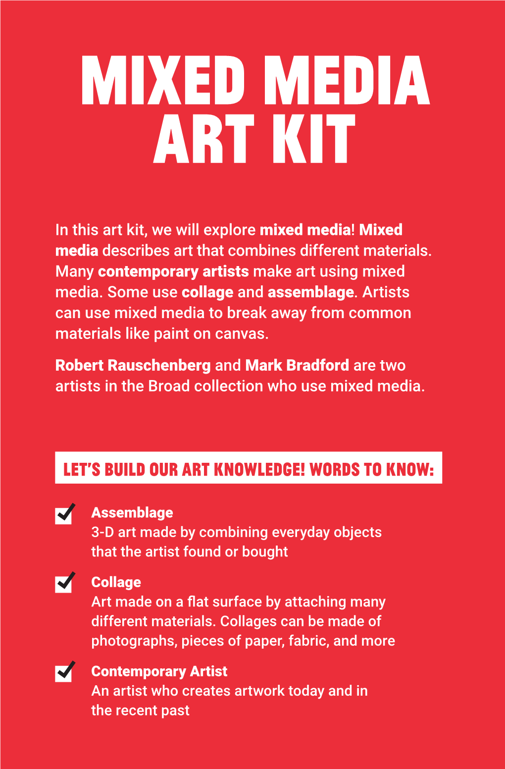 Mixed Media Art Kit