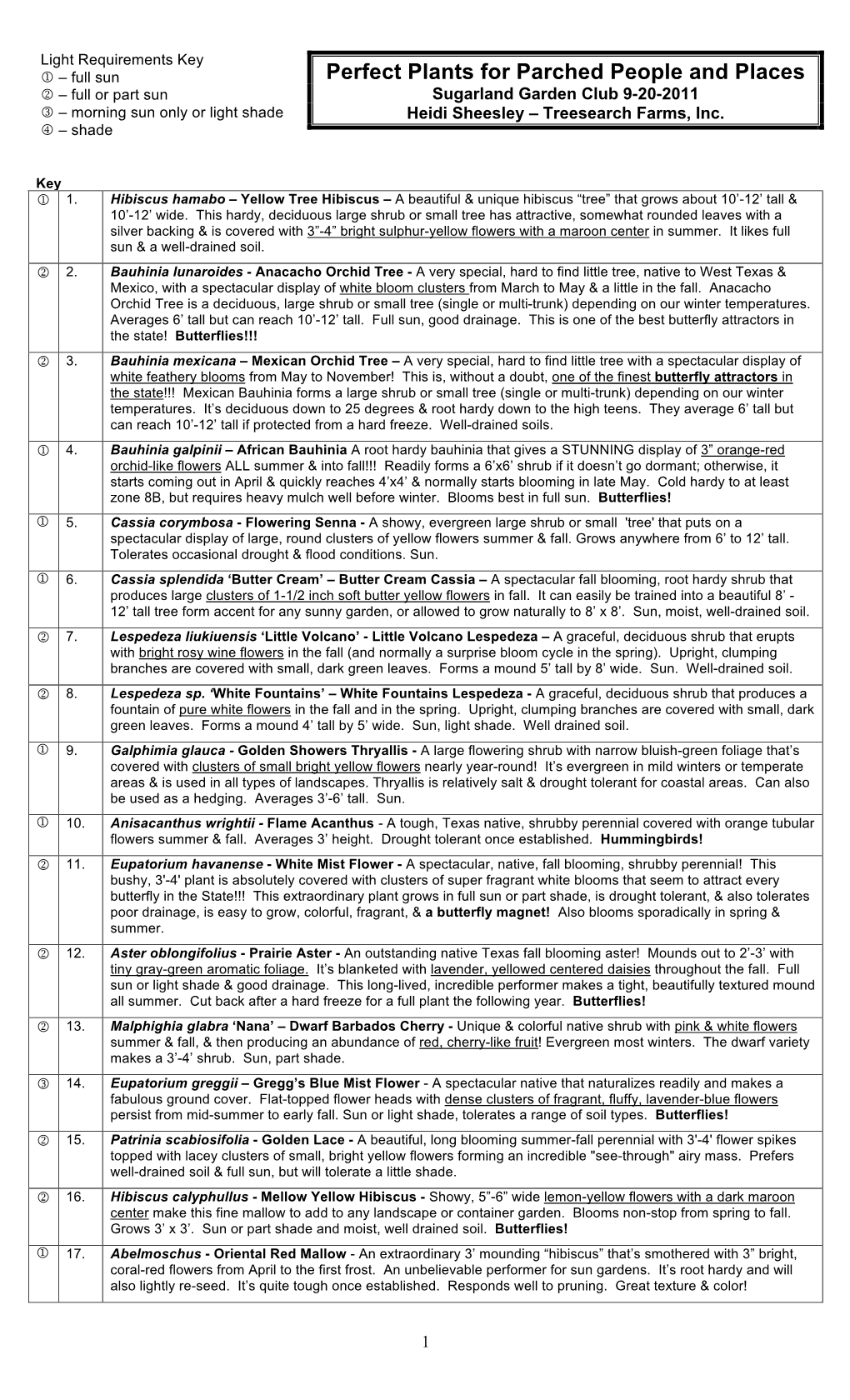 Sugarland Handout 9-20-2011 Amended Legal