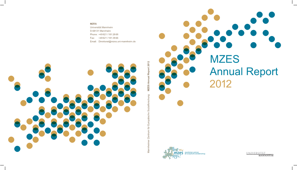 MZES Annual Report 2012 2012 Annual Report