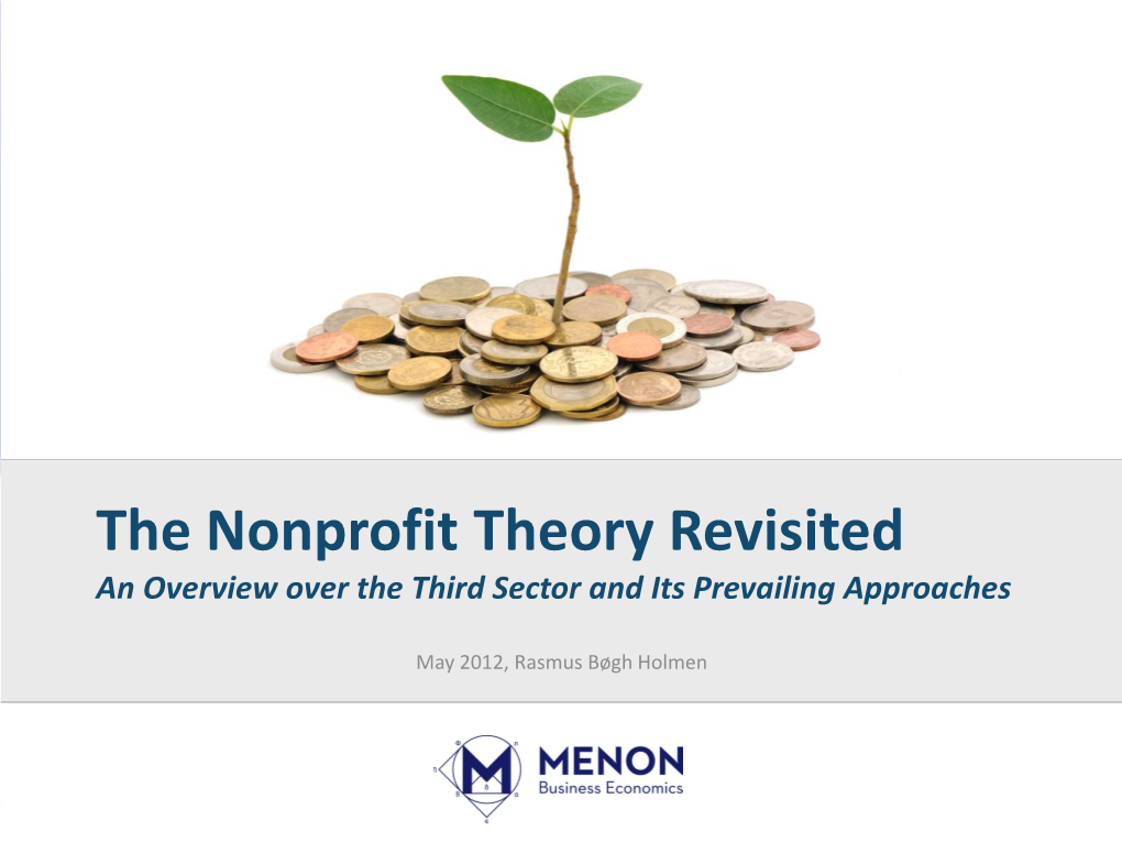 Nonprofit Incentive Structure