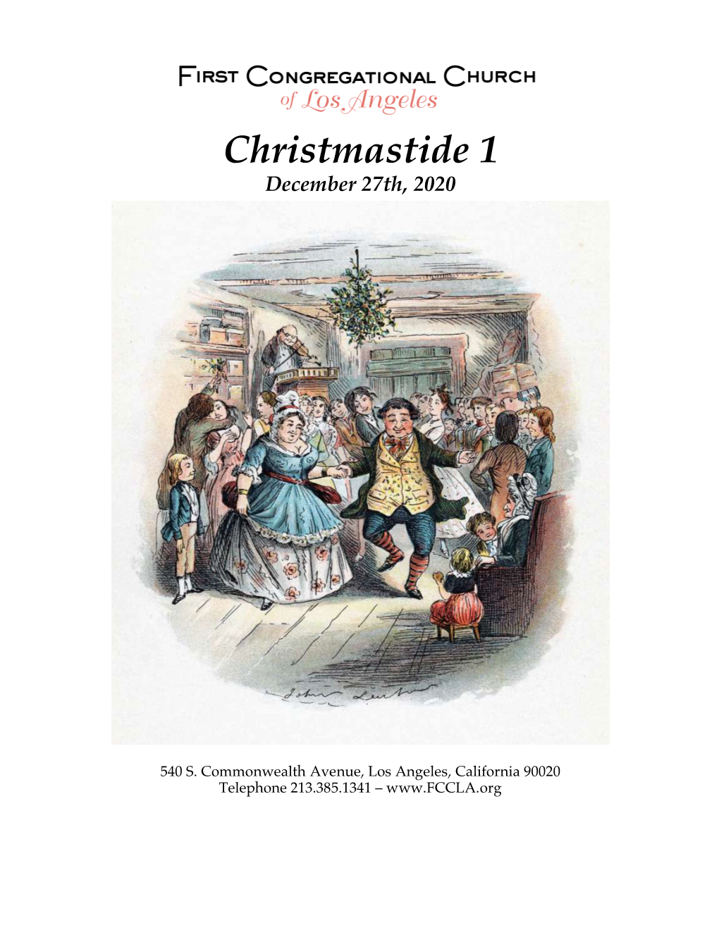 Christmastide 1 December 27Th, 2020