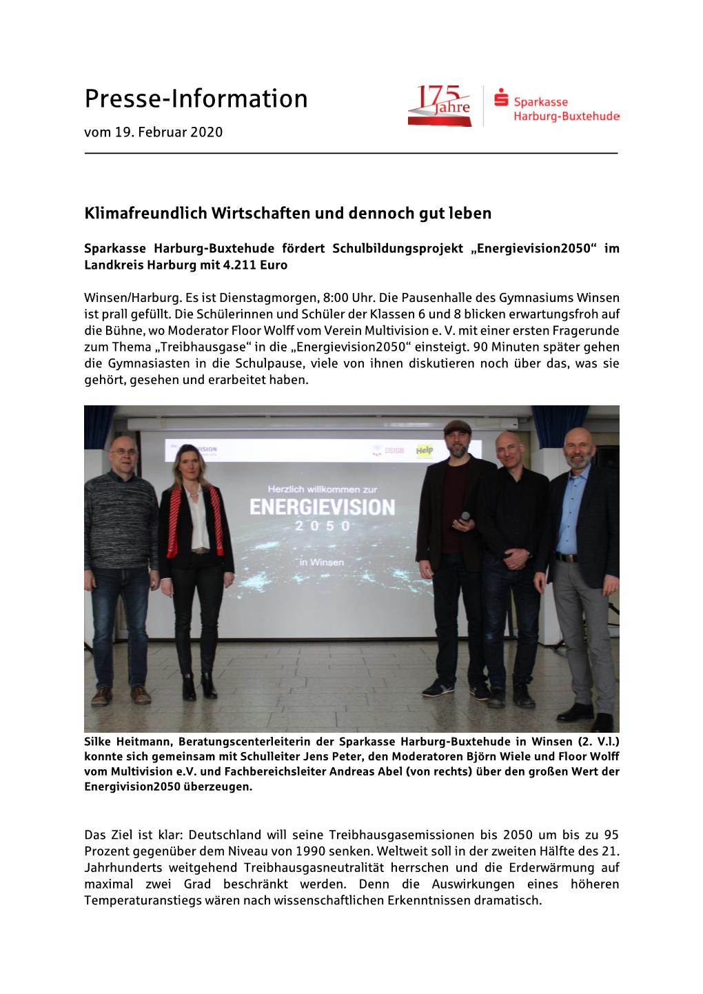 Presse-Information Vom 19