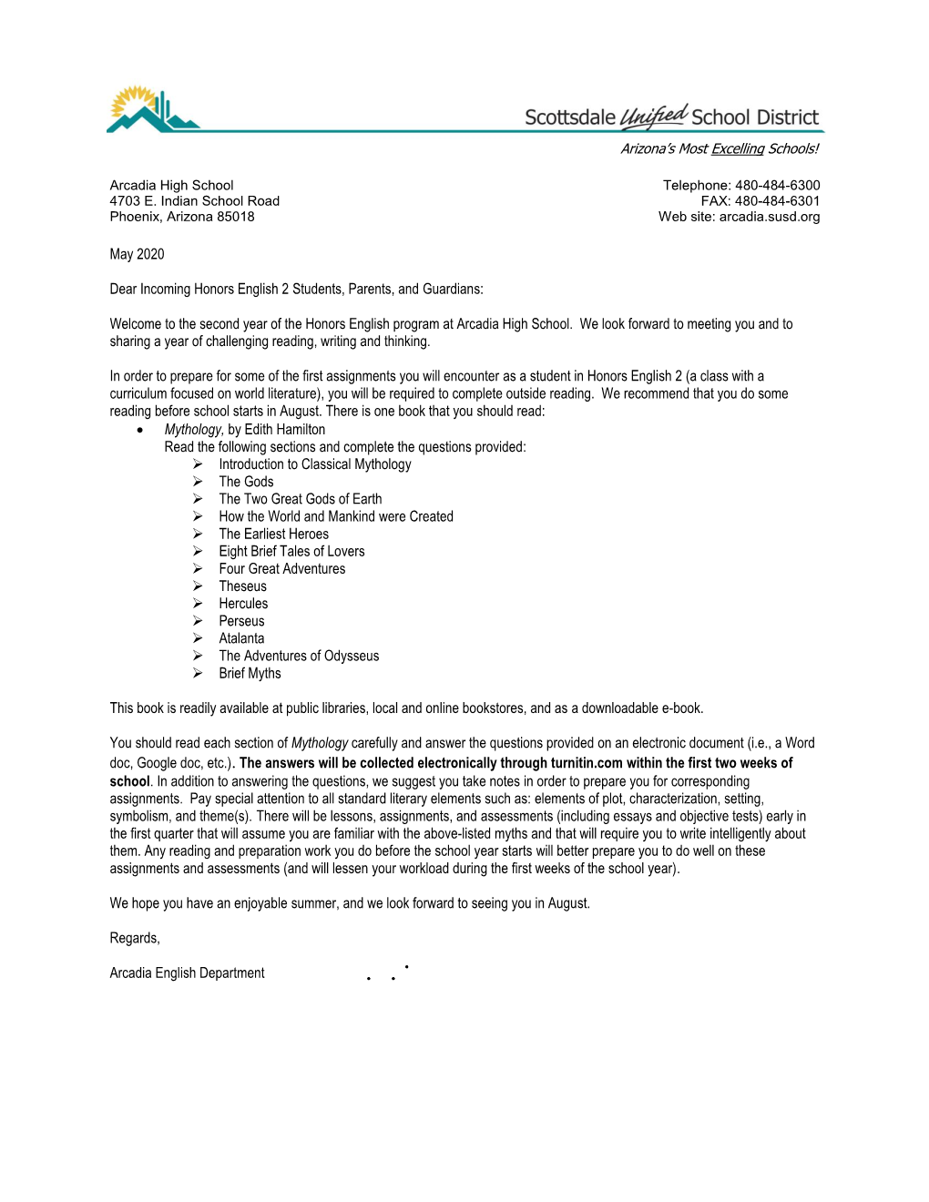 SUSD Letterhead